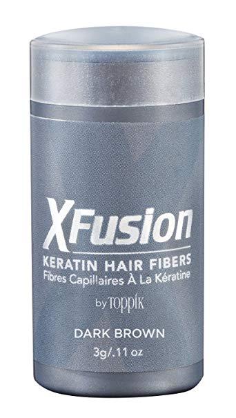 XFusion Keratin Hair Fibers - Dark Brown 15 grams