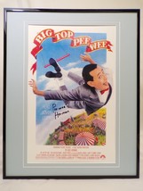 Pee Wee Herman Signed Framed 16x20 Big Top Pee Wee Poster Display AW  - £193.94 GBP