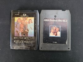 8 Track Lot of 2 Abba Greatest Hits and Volume 2 - Untested - £7.78 GBP