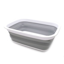 9.2L (2.37Gallon) Collapsible Tub - Portable Outdoor Picnic Basket/Crater - Fold - £22.92 GBP