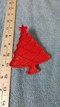 Cookie Cutter Cake Stencil Tupperware Christmas Tree Star Vintage 3.5&quot; x... - $3.79