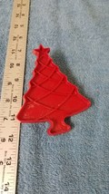 Cookie Cutter Cake Stencil Tupperware Christmas Tree Star Vintage 3.5&quot; x 4.5&quot; - £3.02 GBP