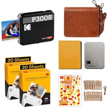 Kodak Mini 3 Retro 3X3&quot; Portable Photo Printer Accessory Gift Bundle, Compatible - £159.17 GBP