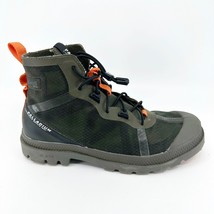 Palladium Pampa Travel Lite Olive Night Green Womens Size 9 Boots 77373 325 - $69.95