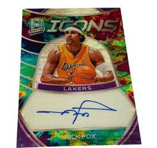 Rick Fox Autograph Lakers Auto signature sp 2018-19 Spectra Icons /75 Prizm gem - £75.08 GBP