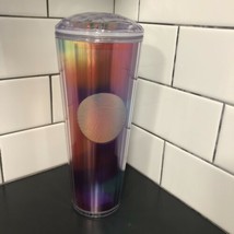 Starbucks 2021 Summer Rainbow Kaleidoscope 24 Oz. Acrylic Cold Tumbler N... - $22.00