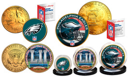 Super Bowl Lii 52 Nfl Champions Philadelphia Eagles 3-Coin Set * Philly Themed * - £14.90 GBP