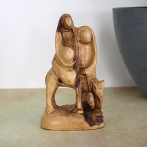 Holy Family Fleeing From the Holy Land to Egypt Sculpture. A Religious Home Déco - £103.87 GBP