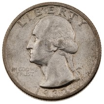 1932-S 25C Washington Quarts En Au État, Beau Original Pièce de Monnaie - $236.14