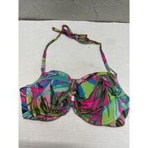 Victoria&#39;s Secret Swim Bikini Top Swimwear Tropical Hawaiian Size 32D - $16.00