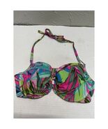 Victoria&#39;s Secret Swim Bikini Top Swimwear Tropical Hawaiian Size 32D - $22.47 CAD