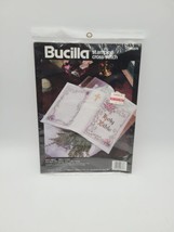 Vintage BUCILLA &quot;HOLY BIBLE COVER&quot; Stamped Cross Stitch Kit #40876 1994 ... - $9.74
