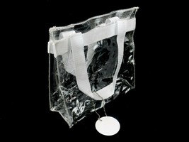 Lot of 12 PVC Totes 8&quot;x8&quot;, Transparent For Raffles, Door Prizes, Silent ... - $9.75