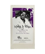 Vintage 1997 Mary J. Blige Blockbuster Music Exclusive VHS MCA Records R... - $890.09 MXN