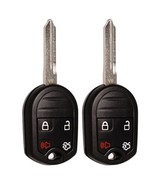 2x 4 Button Key Fob Replacement Set Fits Explorer Mustang Sable Navigato... - €19,35 EUR