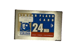 Viking 24MB PCMCIA Type 1 16-Bit Linear Flash Card VPK1216T5200-CS03A 16-1837-01 - $67.75