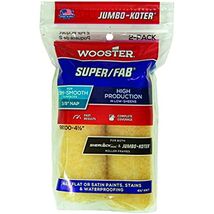 Wooster Brush RR300-4 1/2 Super/Fab Jumbo-Koter Paint Roller, 3/8 in Nap... - $7.95