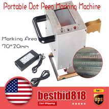 Portable Dot Peen Marking Machine Metal Vin Code Engraving Printer Touch... - £1,798.89 GBP