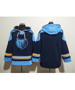 Men&#39;s Memphis Grizzlies Blank Navy Ageless Must-Have Lace-Up Pullover Ho... - €64,81 EUR