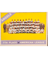 Vintage California Angels 7th Place American League 1965 Topps Baseball Card 131 - $4.21
