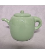 Haeger Teapot Planter Green 333 8&quot; x 8.5&quot; Ceramic - £19.48 GBP
