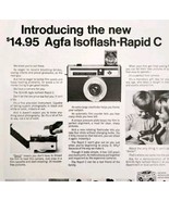 1966 Agfa Gevaert Isoflash Rapid C Camera Advertisement Film Photography... - $558.77 MXN