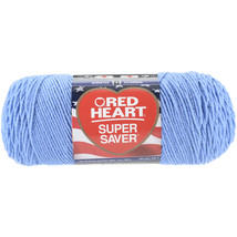 Red Heart Super Saver Yarn-Light Periwinkle - £13.11 GBP