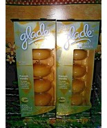 (8) GLADE Scented Oil Candle refills FRENCH VANILLA Cream Spice - £20.71 GBP