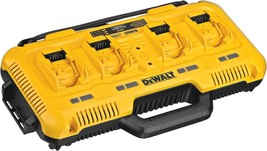 Dewalt 20V Max* Charger, 4-Port, Rapid Charge (Dcb104) , Black/Yellow - £192.79 GBP