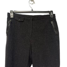 Lauren Ralph lauren Petite Womens Size 14P grey wool zip pockets Pants - £23.44 GBP