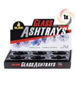 1x Ashtray Blink Assorted Skull Candy Design Round Glass Ashtrays | 2 Fr... - £11.20 GBP