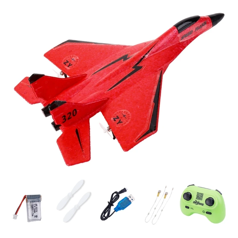 LED RC Glider Toy Easy Fly Model Plane Outdoor Aircraft Child Boy Electr... - £23.23 GBP+