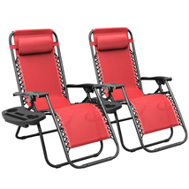 Patio Zero Gravity Chair Outdoor Adjustable Recline Chair seating capacity 2, Li - £108.07 GBP