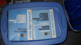 1982 Chevy Impala Monte Carlo Caprice Malibu El Camino Service Shop Manual Set - £55.87 GBP