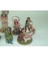 Vintage Lot Native Warrior Collectible Decorations Figurines Southwest A... - £38.72 GBP