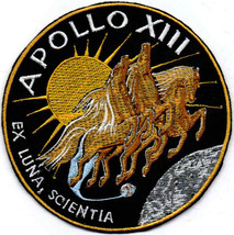 Human Space Flights Apollo 13 NASA USA #1  Badge Iron On Embroidered Patch - £15.74 GBP+