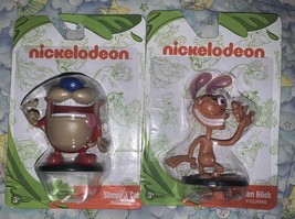 Nickelodeon Figurines Cake Toppers Ren And Stimpy Collectors Set New Unopened - £7.47 GBP