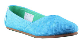 Etnies Women&#39;s Circe Eco W&#39;s Turquoise Blue Flats Mary Jane Canvas Shoes NIB - £34.24 GBP