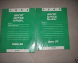 1989 Dodge Ram 50 RAM50 TRUCK Service Repair Shop Manual Set 89 FACTORY ... - $51.12