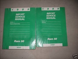1989 Dodge Ram 50 RAM50 Truck Service Repair Shop Manual Set 89 Factory Oem Book - $51.12