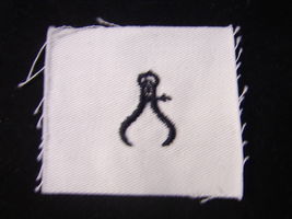 USN INSTRUMENTMAN STRIKER DISTINGUISHING MARK - BLACK ON WHITE - $1.58