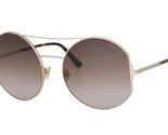 Tom Ford Dolly 782 28F Rose Gold Brown Gradient Lens Womens Sunglasses 6... - $119.00