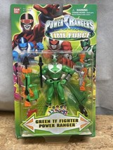 2001 Bandai Mighty Morphin Power Rangers Time Force Green TF Fighter NIP JD - £77.84 GBP