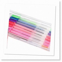Slim Line Pen Pencil Box - Small Art Organizer - Plastic Storage Case - $35.63