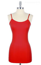 Red Womens Tank Top Plain Spaghetti Strap - £7.67 GBP