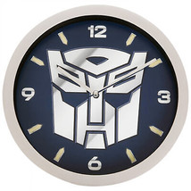 Transformers Autobot Insignia Chrome Wall Clock Multi-Color - £25.15 GBP