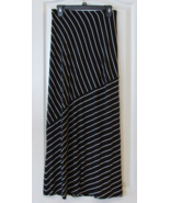 Matty M Print Pull On Maxi Skirt Black &amp; White Women&#39;s Sz XS or L NWT - $21.36