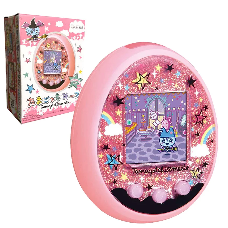 Bandai Original Tamagotchi Pet Machine Pix Color Screen Electronic Girl Gift - £124.93 GBP+