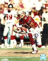 JJ Stokes San Francisco 49ers signed autographed 8x10 photo COA. - £47.77 GBP