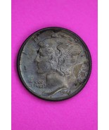 Toned 1944 P Mercury Liberty Dime Silver Coin Guaranteed Authentic Genui... - $29.87 CAD
